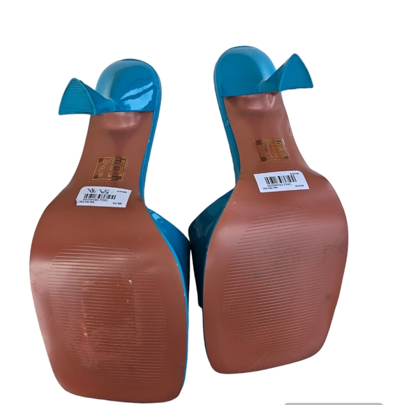 Call It Spring Sustainable Vegan Leather Sandal Heels size 10 - Picture 5 of 7